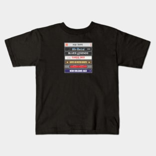 Cassette Stack (horizontal) Kids T-Shirt